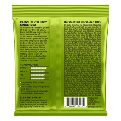 Ernie Ball Regular Slinky Guitar Strings, 10-46, 3-Pack