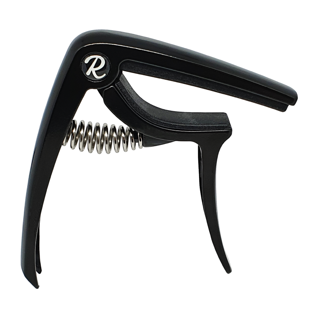 Riff Trigger Capo for Electric/Acoustic Guitar, Bass & Ukulele, Black