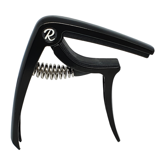 Riff Trigger Capo for Electric/Acoustic Guitar, Bass & Ukulele, Black
