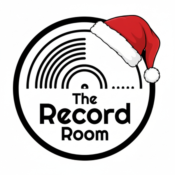 The Record Room logo with Christmas hat